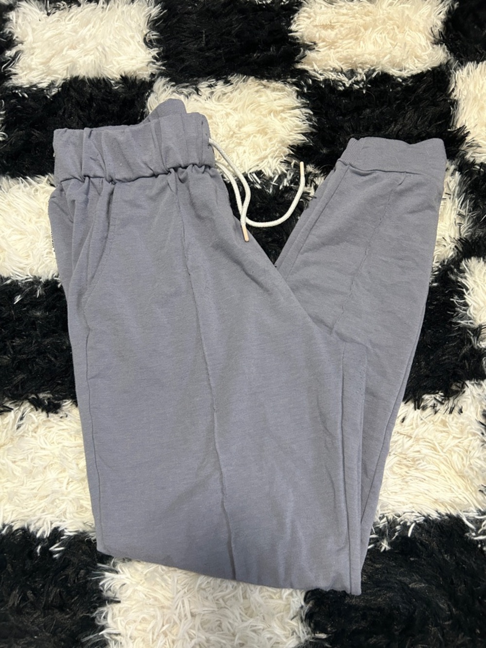 Gymshark Gray/Blue Drawstring Joggers